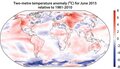 ECMWF : Highest global temperature anomaly since 2009/10