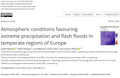 Etude sur les conditions atmosphériques favorisant les crues éclairs dans la Grande Région publiée dans le journal « Hydrology and Earth System Sciences »