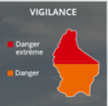 Tableau de vigilance : Dangers météorologiques /Conséquences et conseils
