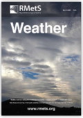 Etude sur la tornade au Luxembourg du 09/08/2019 publiée dans le journal « Weather »