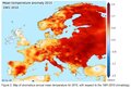 2015 est la deuxième année la plus chaude jamais enregistrée en Europe