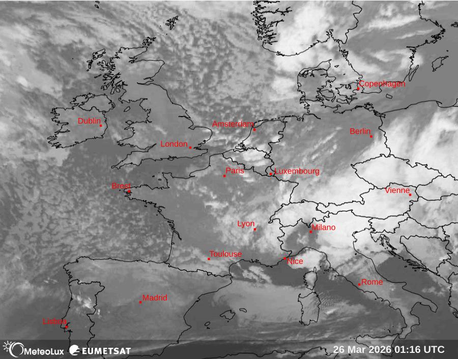 Lecture images infrarouges
