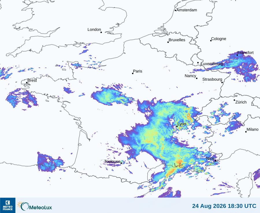 Wiedergabe von visuellen Satellitenbildern