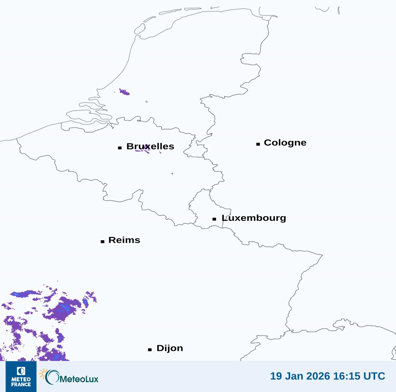 Wiedergabe von visuellen Satellitenbildern