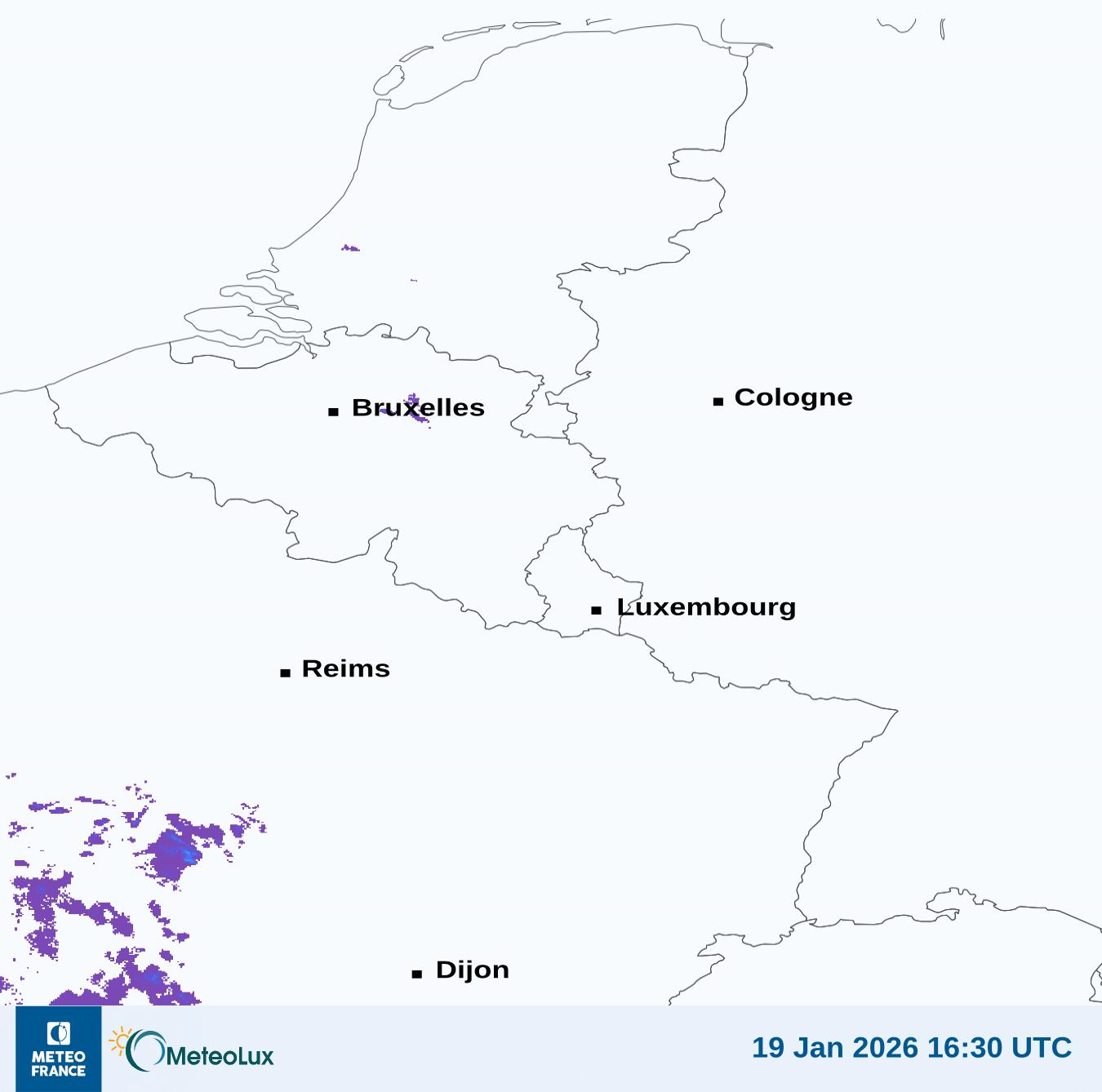 Wiedergabe von visuellen Satellitenbildern