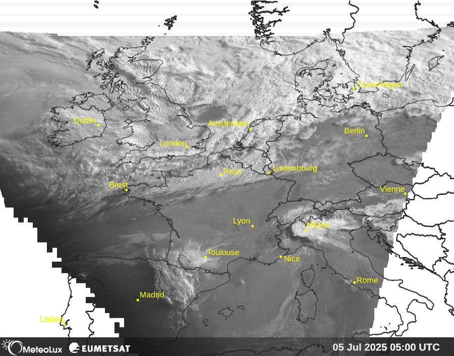 Wiedergabe von visuellen Satellitenbildern