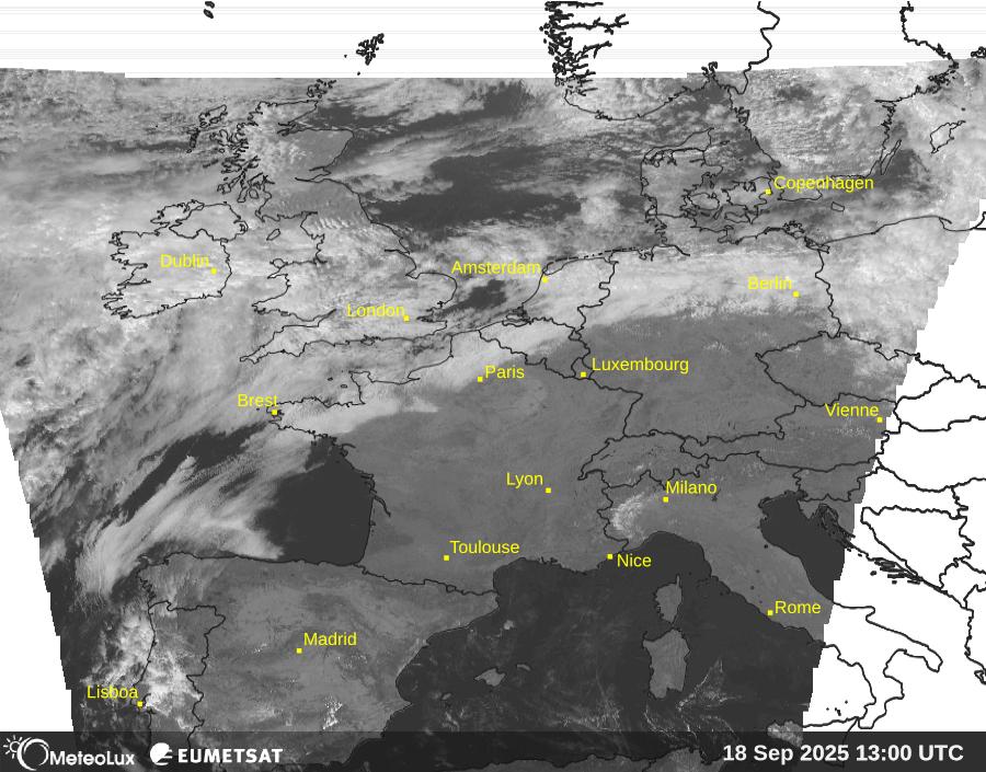 Wiedergabe von visuellen Satellitenbildern