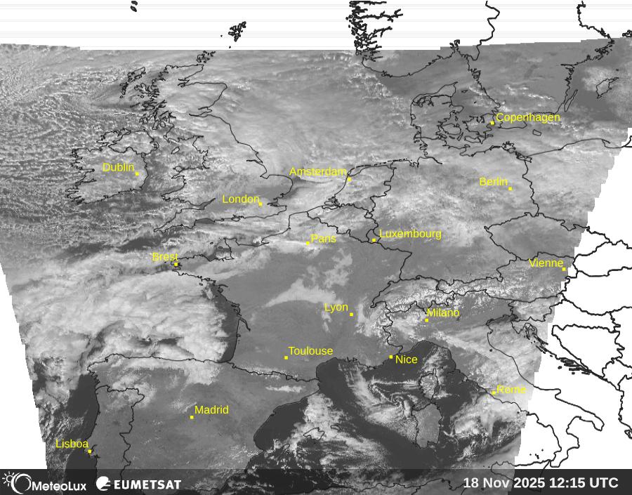 Wiedergabe von visuellen Satellitenbildern