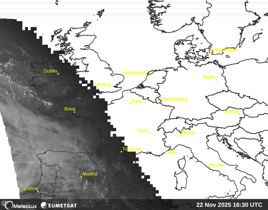 Wiedergabe von visuellen Satellitenbildern