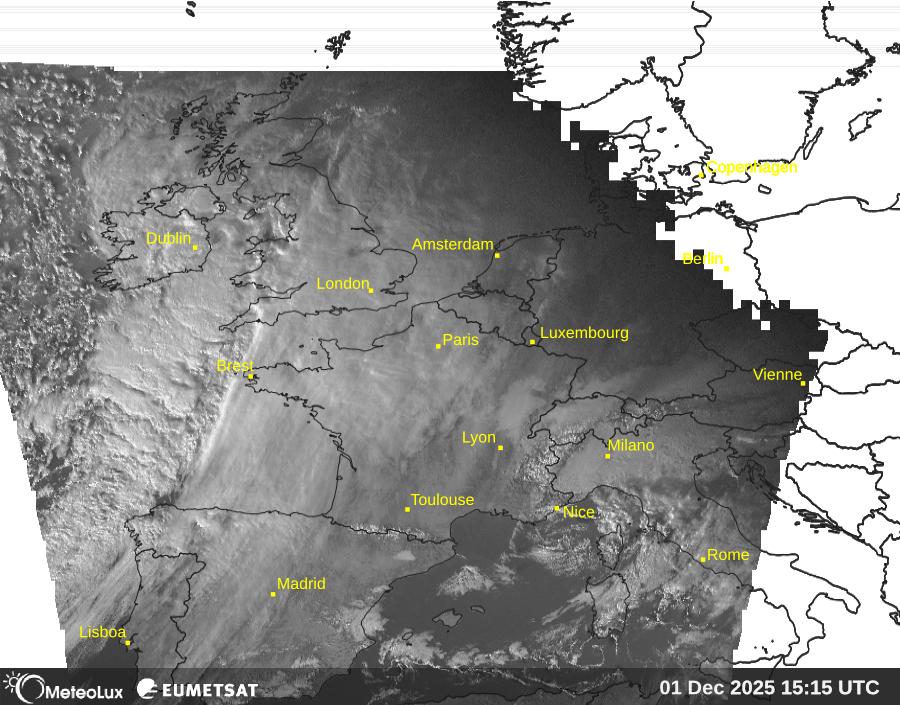 Wiedergabe von visuellen Satellitenbildern