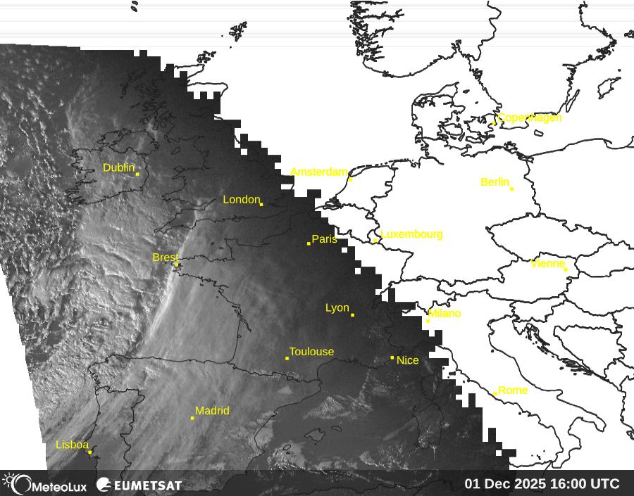Wiedergabe von visuellen Satellitenbildern