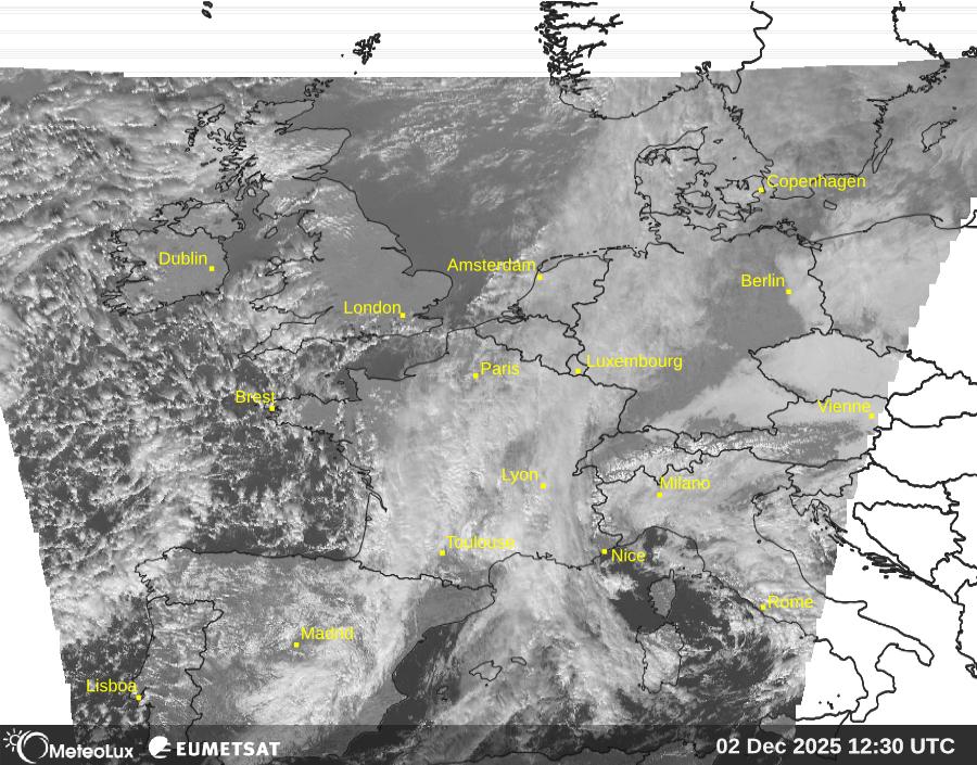 Wiedergabe von visuellen Satellitenbildern