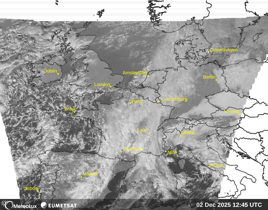 Wiedergabe von visuellen Satellitenbildern
