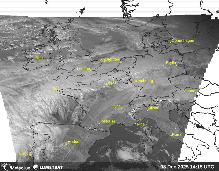 Wiedergabe von visuellen Satellitenbildern