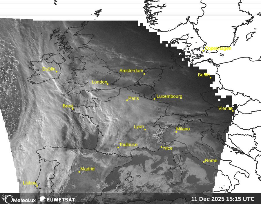Wiedergabe von visuellen Satellitenbildern