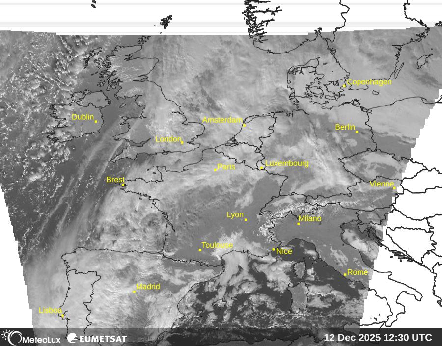 Wiedergabe von visuellen Satellitenbildern