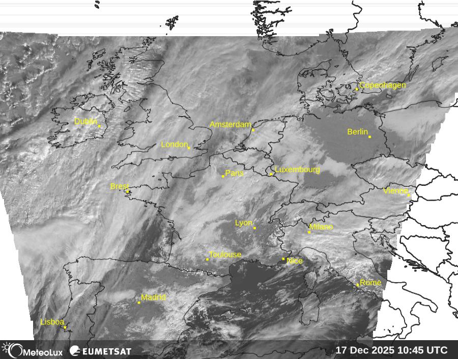 Wiedergabe von visuellen Satellitenbildern