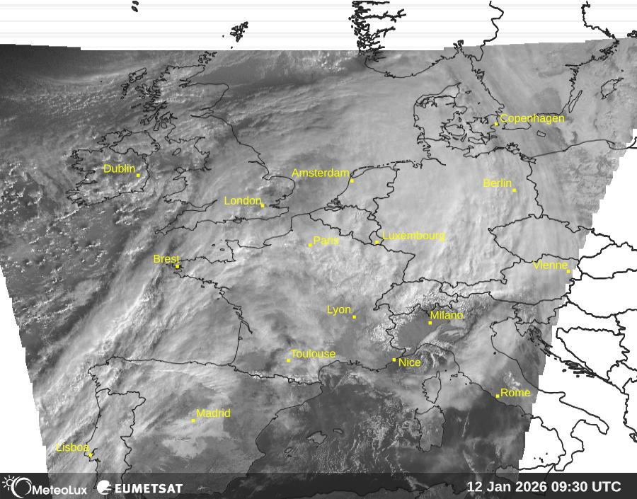 Wiedergabe von visuellen Satellitenbildern