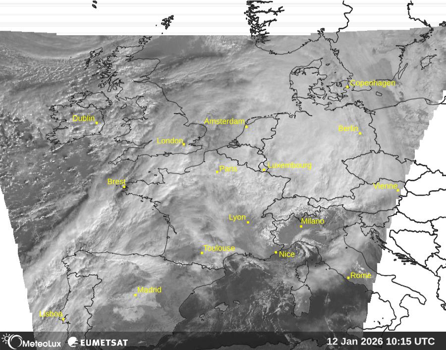 Wiedergabe von visuellen Satellitenbildern