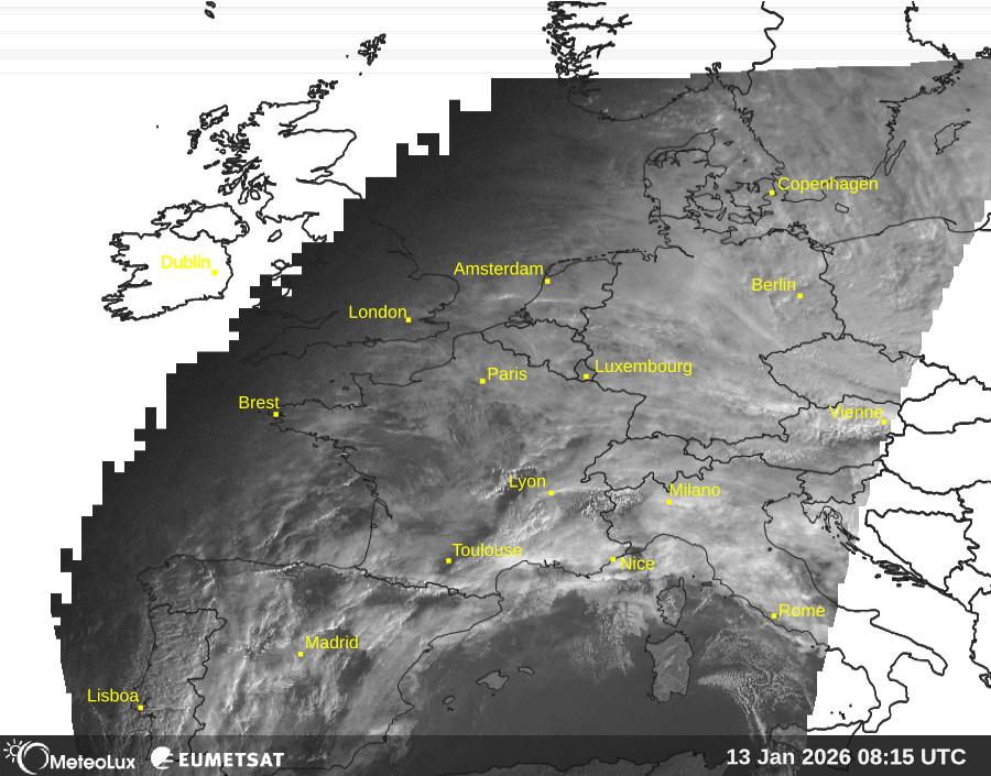 Wiedergabe von visuellen Satellitenbildern