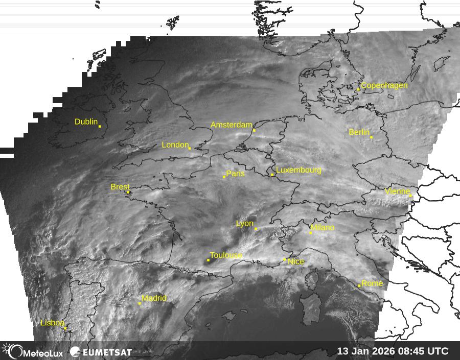 Wiedergabe von visuellen Satellitenbildern