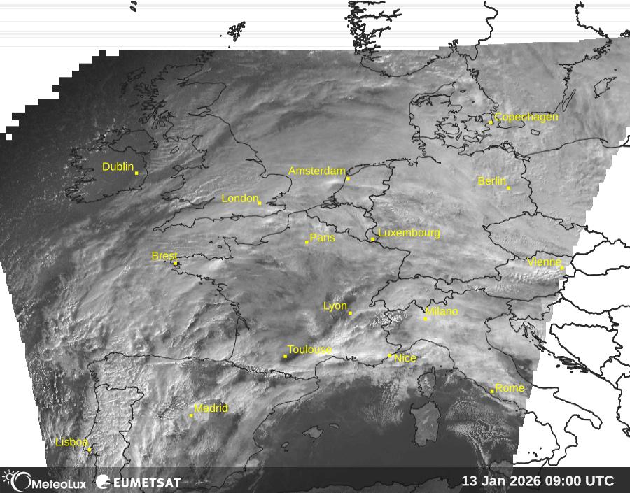 Wiedergabe von visuellen Satellitenbildern