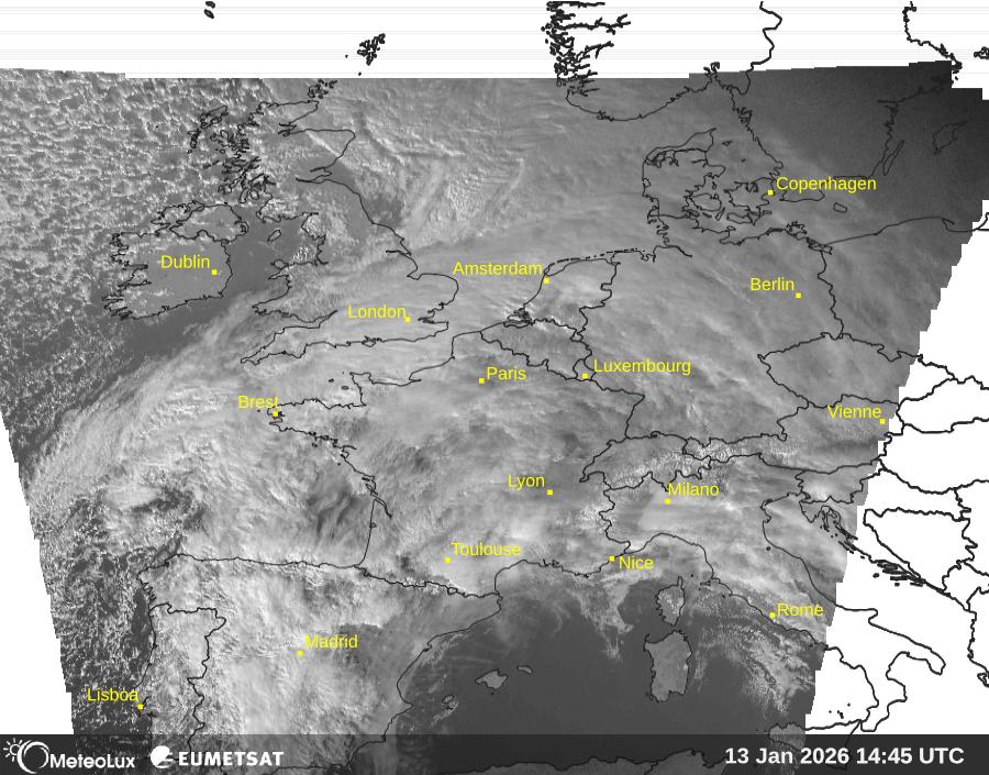 Wiedergabe von visuellen Satellitenbildern