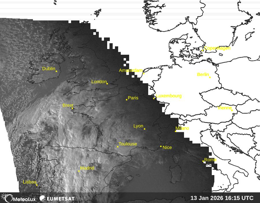 Wiedergabe von visuellen Satellitenbildern