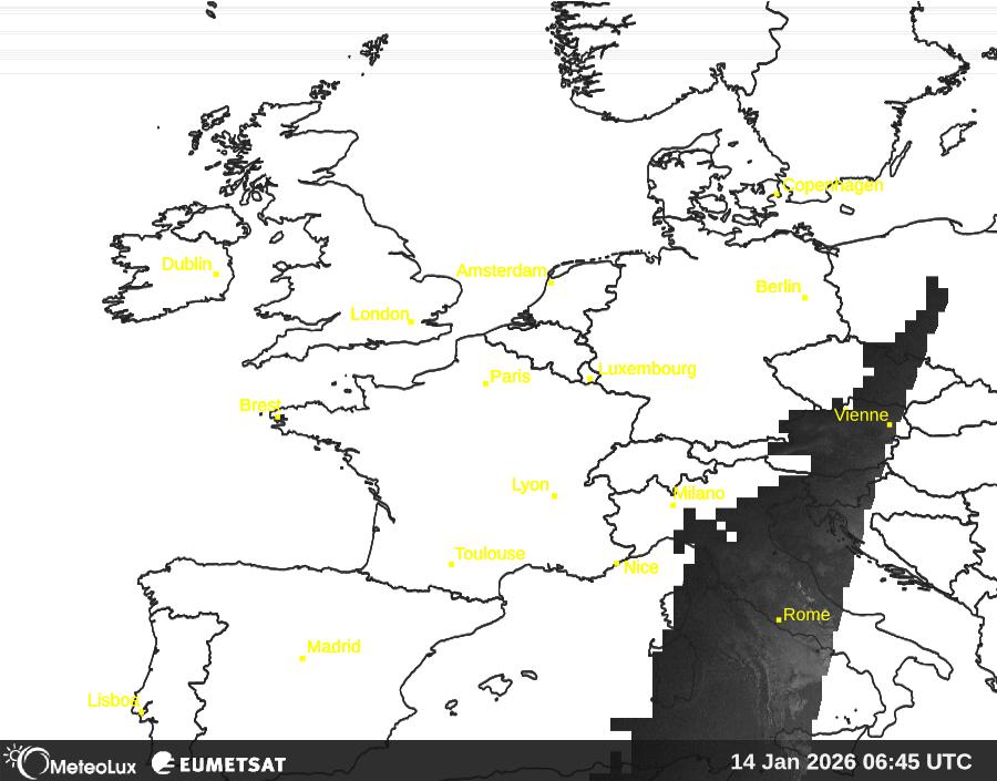 Wiedergabe von visuellen Satellitenbildern