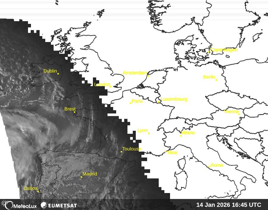 Wiedergabe von visuellen Satellitenbildern