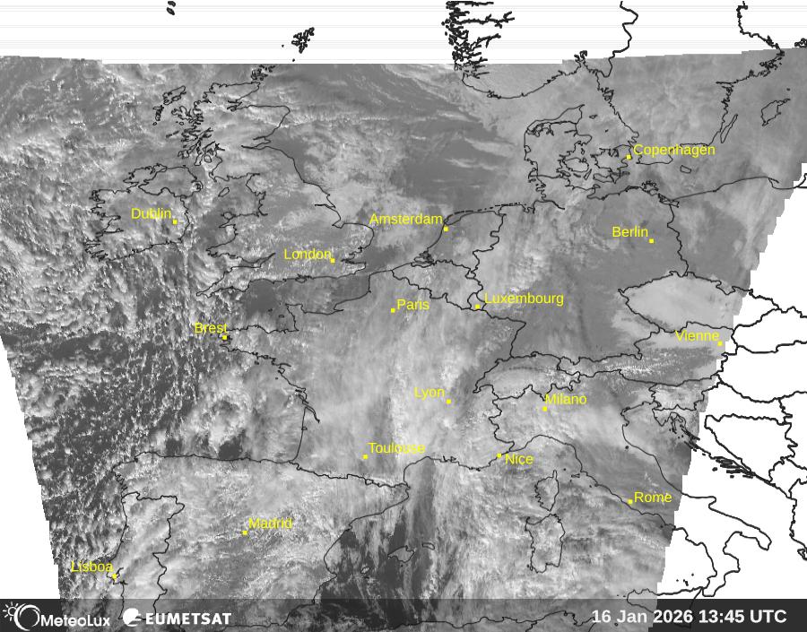 Wiedergabe von visuellen Satellitenbildern
