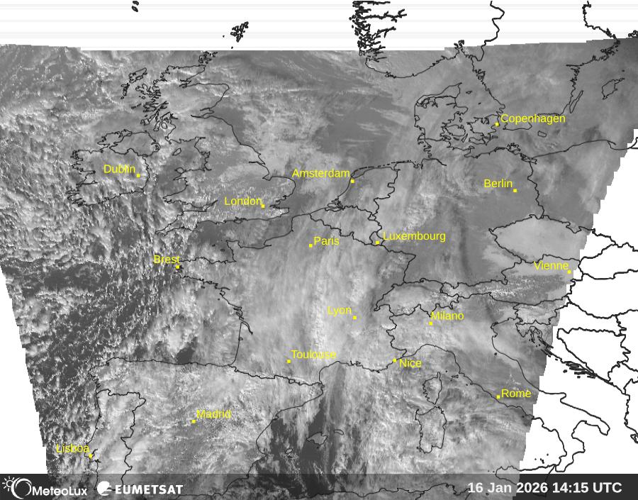 Wiedergabe von visuellen Satellitenbildern