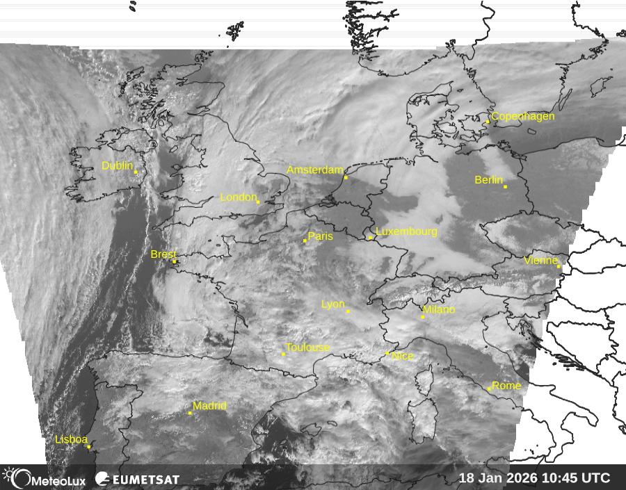 Wiedergabe von visuellen Satellitenbildern
