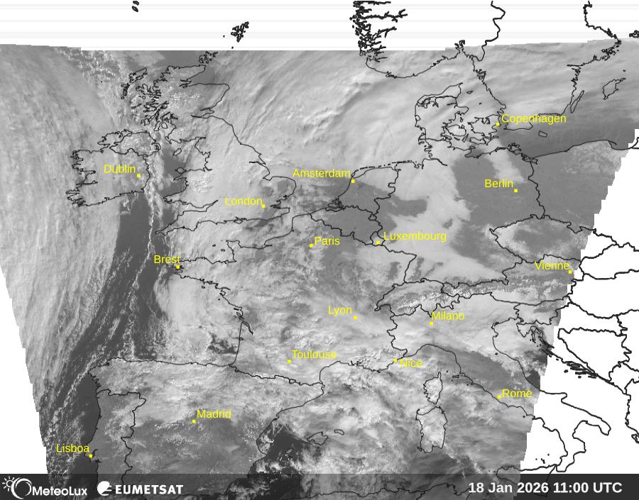 Wiedergabe von visuellen Satellitenbildern