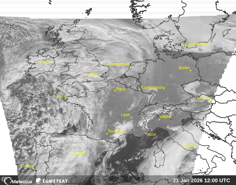 Wiedergabe von visuellen Satellitenbildern