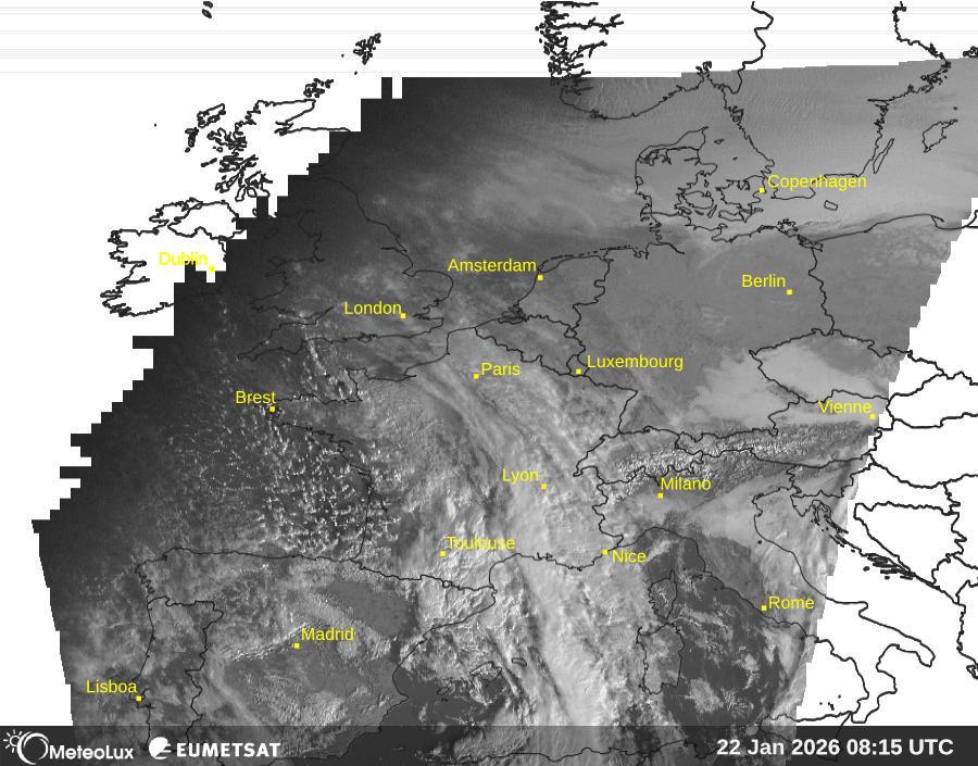 Wiedergabe von visuellen Satellitenbildern