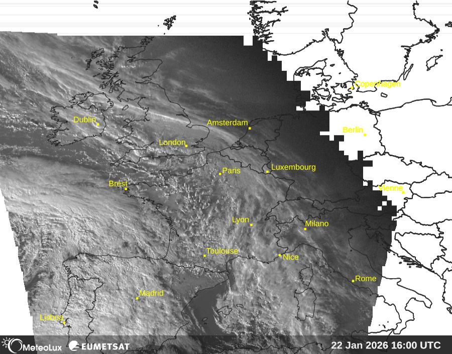 Wiedergabe von visuellen Satellitenbildern
