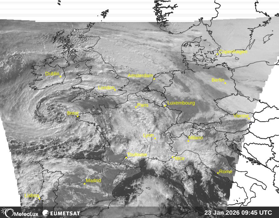 Wiedergabe von visuellen Satellitenbildern