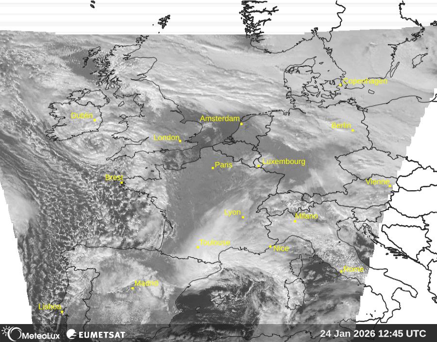 Wiedergabe von visuellen Satellitenbildern