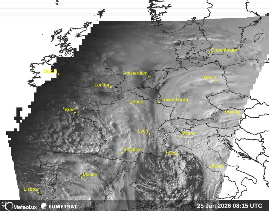 Wiedergabe von visuellen Satellitenbildern