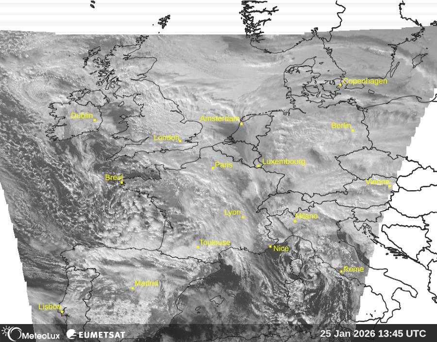 Wiedergabe von visuellen Satellitenbildern