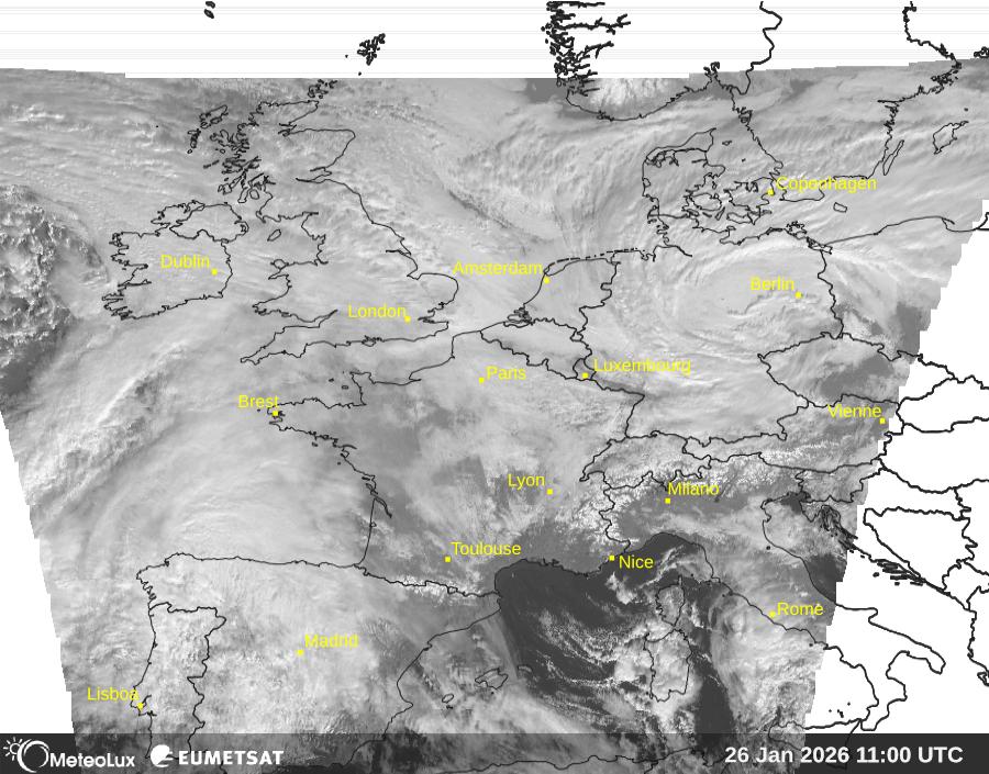 Wiedergabe von visuellen Satellitenbildern