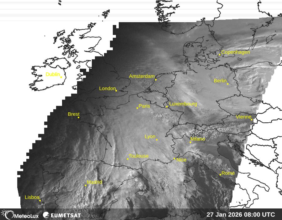 Wiedergabe von visuellen Satellitenbildern