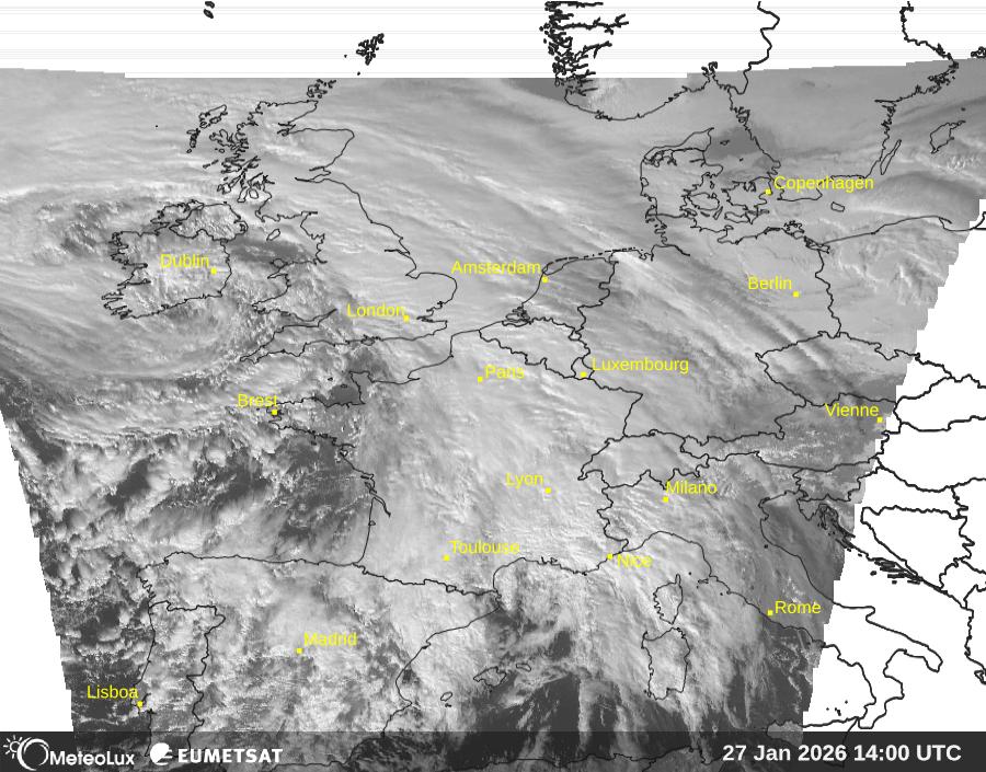 Wiedergabe von visuellen Satellitenbildern