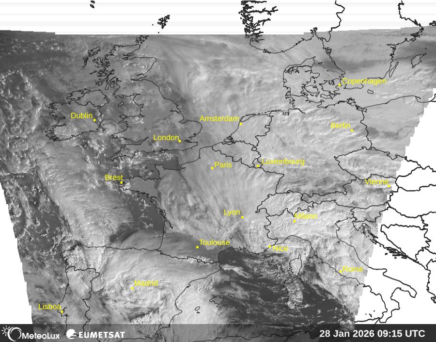 Wiedergabe von visuellen Satellitenbildern