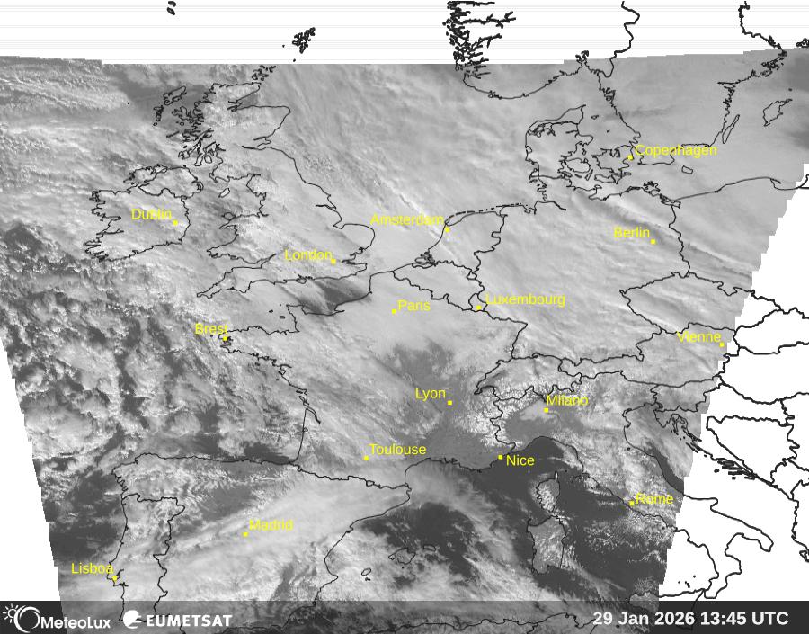 Wiedergabe von visuellen Satellitenbildern