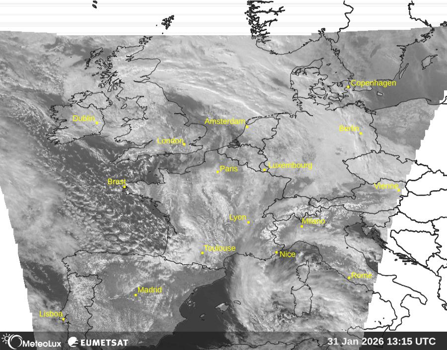 Wiedergabe von visuellen Satellitenbildern