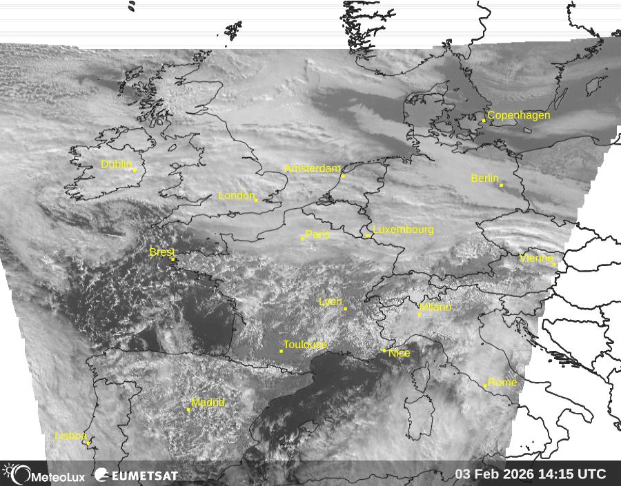 Wiedergabe von visuellen Satellitenbildern