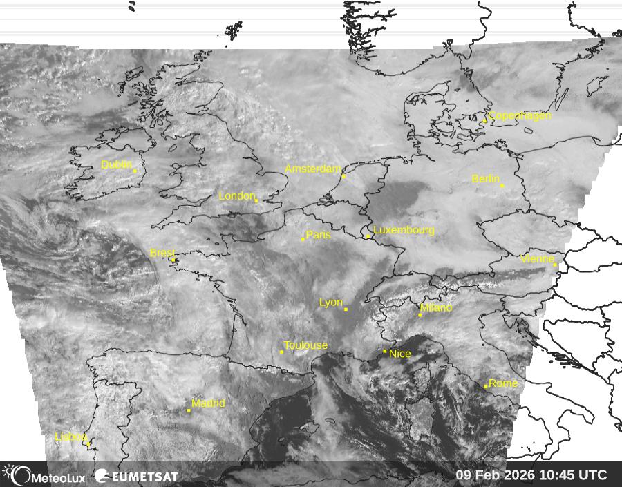Wiedergabe von visuellen Satellitenbildern