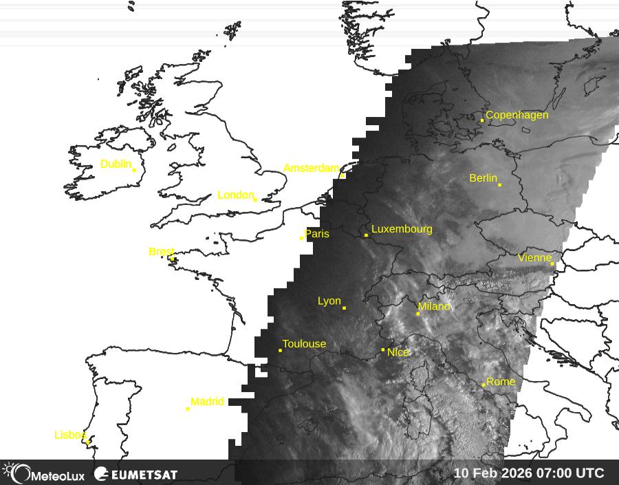 Wiedergabe von visuellen Satellitenbildern